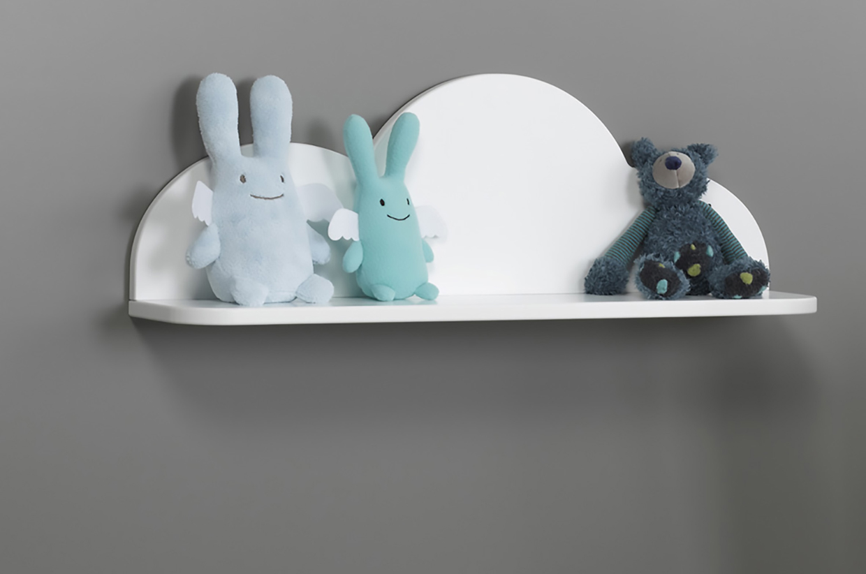 étagère murale nuage