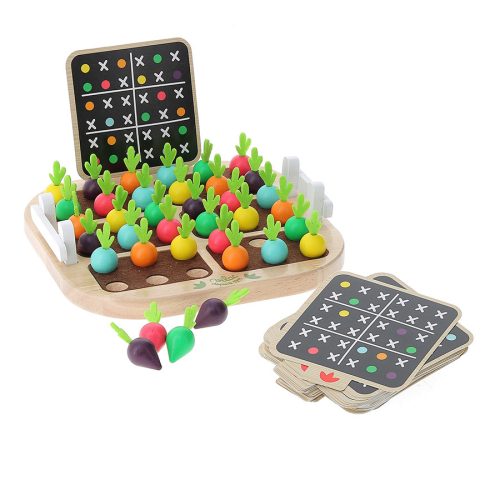 Sudoku des légumes jeu de stratégie en bois REVENDEUR VILAC magasin de jouets en bois à st pierre 97410 Livraison LA REUNION 974