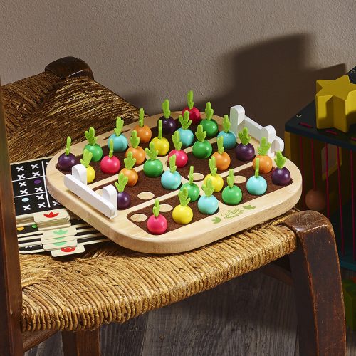Sudoku des légumes jeu de stratégie en bois REVENDEUR VILAC magasin de jouets en bois à st pierre 87410 Livraison LA REUNION 974