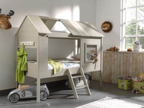 lit en forme de cabane pour enfant