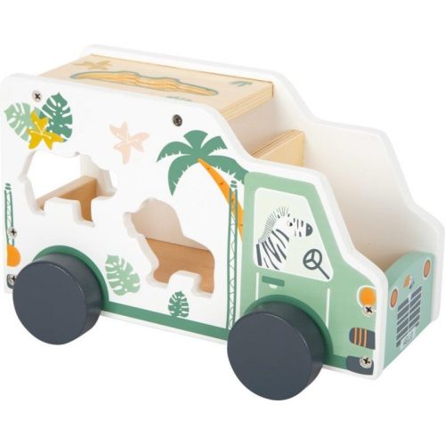 Boite à forme véhicule à formes éveil bébé magasin de jouets en bois à st pierre 97410 Livraison LA REUNION 974