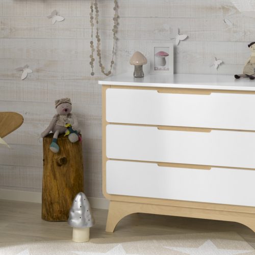 commode pour enfant ou bébé de style scandinave moderne