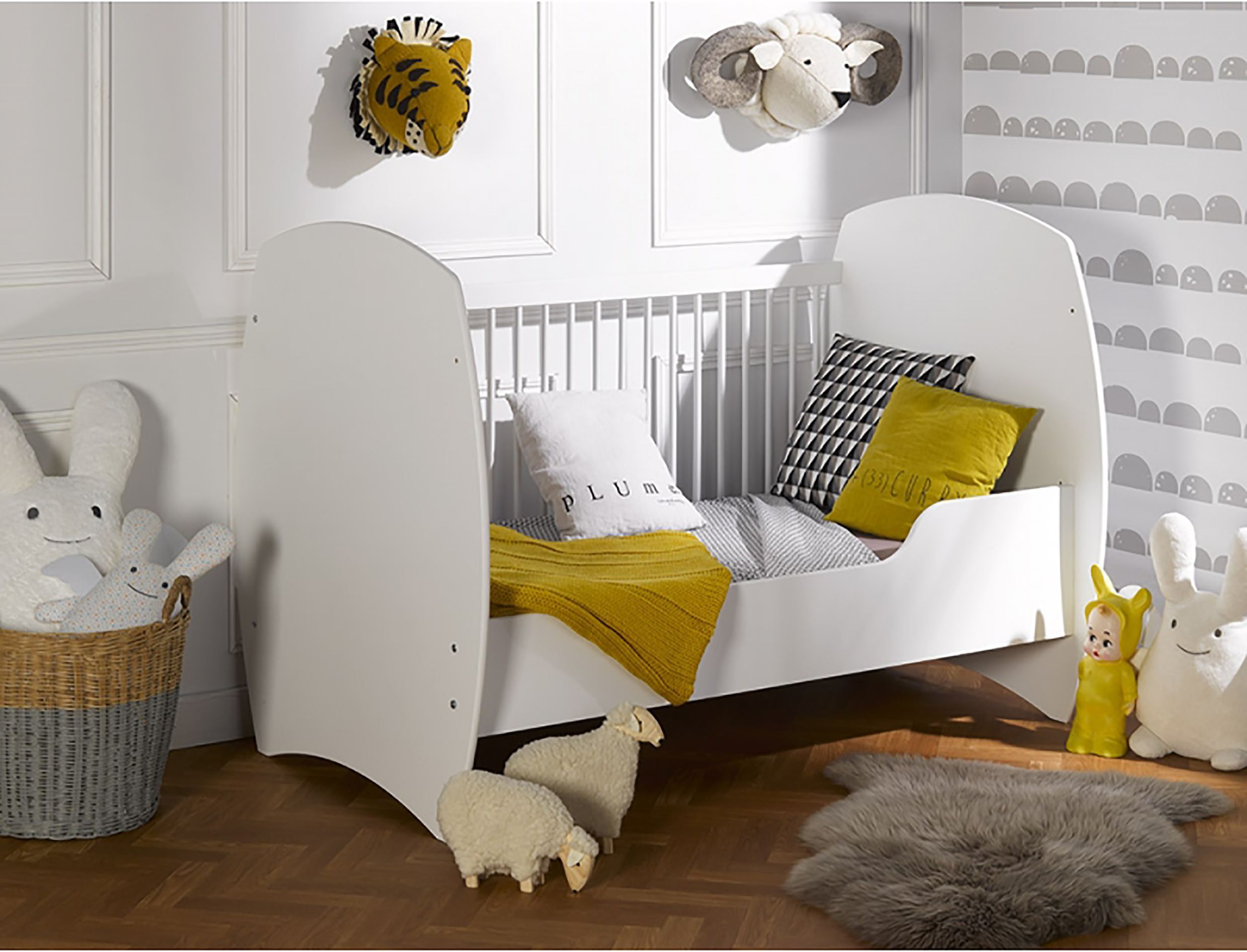 Berceau évolutif SCANDINAVE | Chambre bébé - Berceau ...