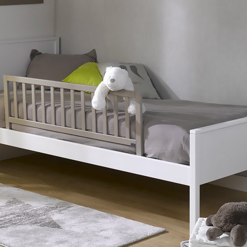barrière de lit anti chutes pour lit enfant couleur lin gris