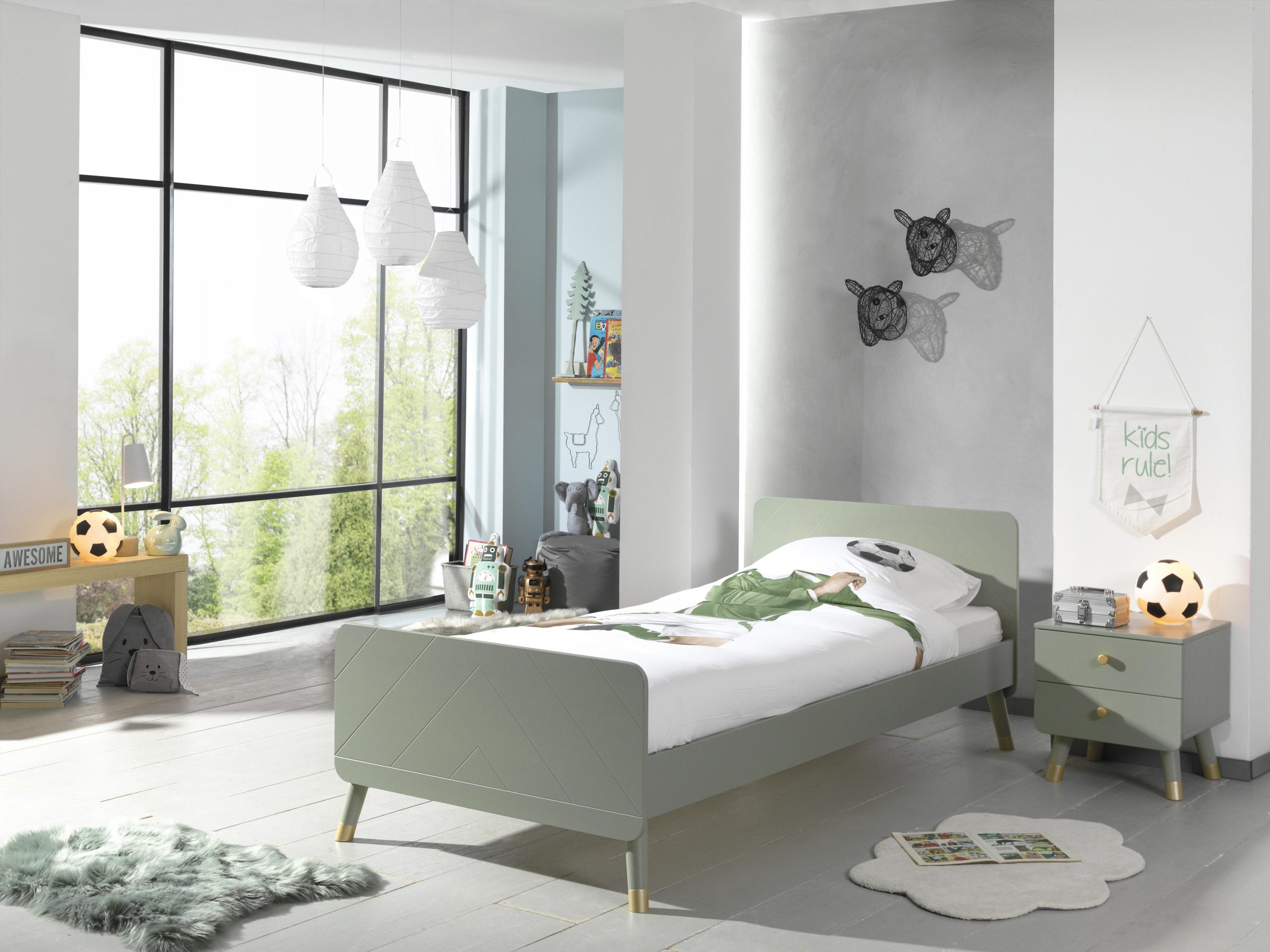 Chevet Star Vert Olive Chevet Star Vert Olive