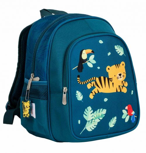 sac à dos creche et maternelle thème jungle avec un tigre