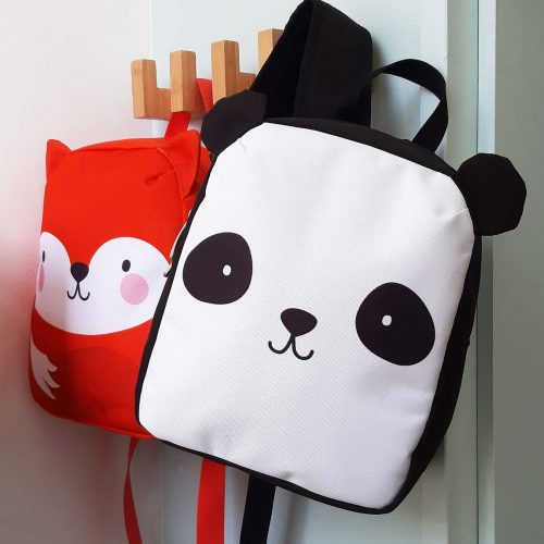 petit sac à dos pour l'école en forme de panda
