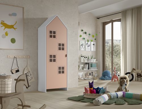 Armoire modulable avec une porte de couleur pour chambre bébé et enfant décoration de chambre et mobilier saint pierre reunion 974 livraison à domicile