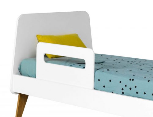 barrière de sécurité pour lit enfant pratique en bois petit modèle