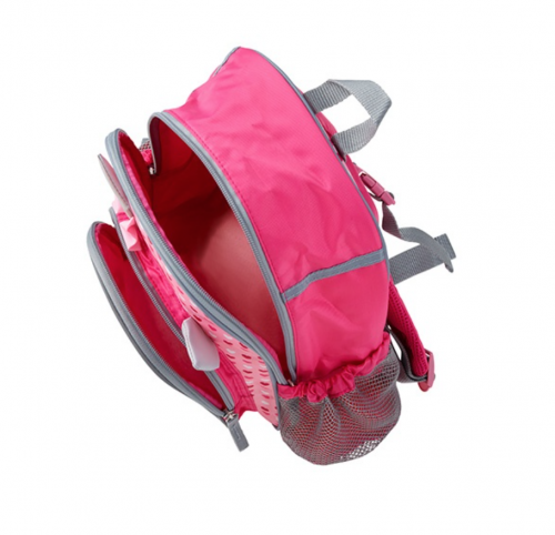 sac à dos pour maternelle pour fille avec décor rose avec poches