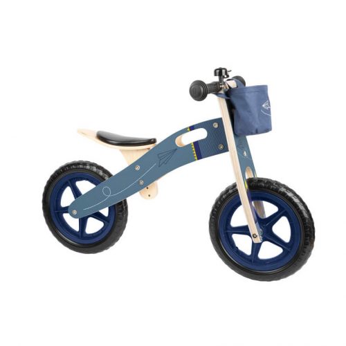 Draisienne en bois bleu pour enfant