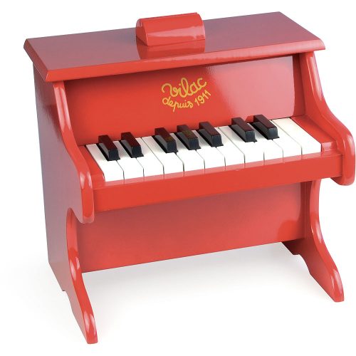 piano à partition en bois pour enfant vilac rouge