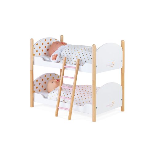 Lits superposés pour poupée en bois