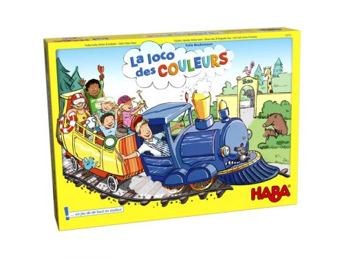 La loco des couleurs jeu de chance Jeu de dés revendeur officiel HABA jeu de société enfant magasin de jouets en bois jeu d'apprentissage 97410 St pierre 974 La Réunion