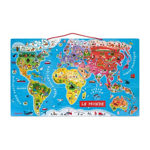 Puzzle MONDE MAGNETIQUE janod 974