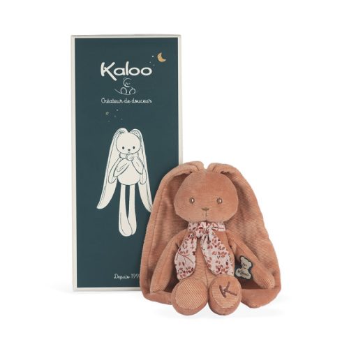 Peluche pantin lapin terracotta marque KALOO peluche de qualité idée cadeau bébé magasin de jouets en bois à st pierre 97410 Livraison LA REUNION 974