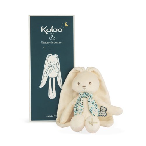 Peluche pantin lapin lapin crème marque KALOO peluche de qualité idée cadeau bébé magasin de jouets en bois à st pierre 97410 Livraison LA REUNION 974