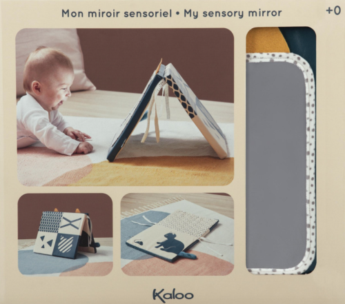 Mon miroir sensoriel marque KALOO jeu d'éveil bébé idée cadeau naissance magasin de jouets en bois à st pierre 97410 Livraison LA REUNION 974