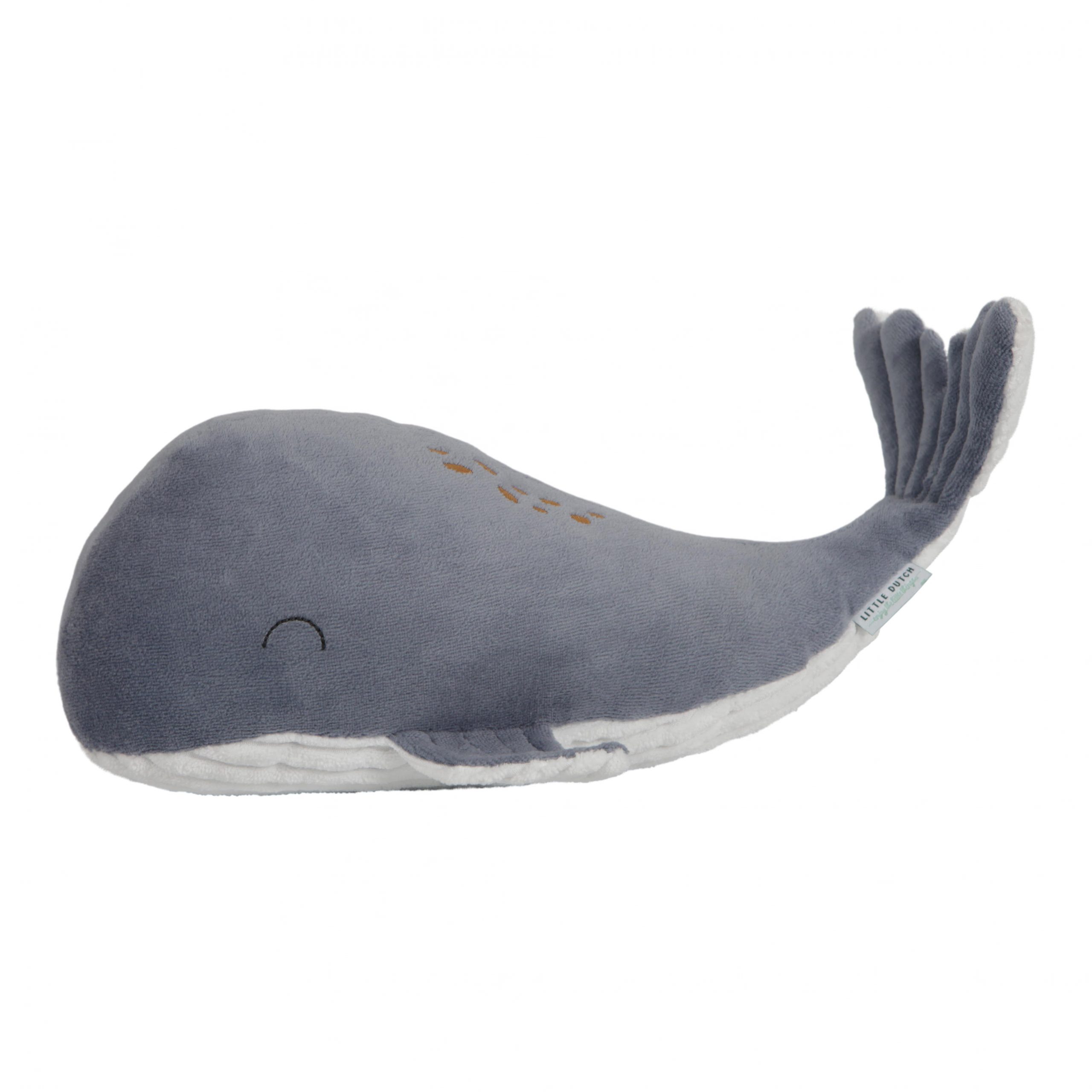 Petite Peluche BALEINE Bleu Océan 