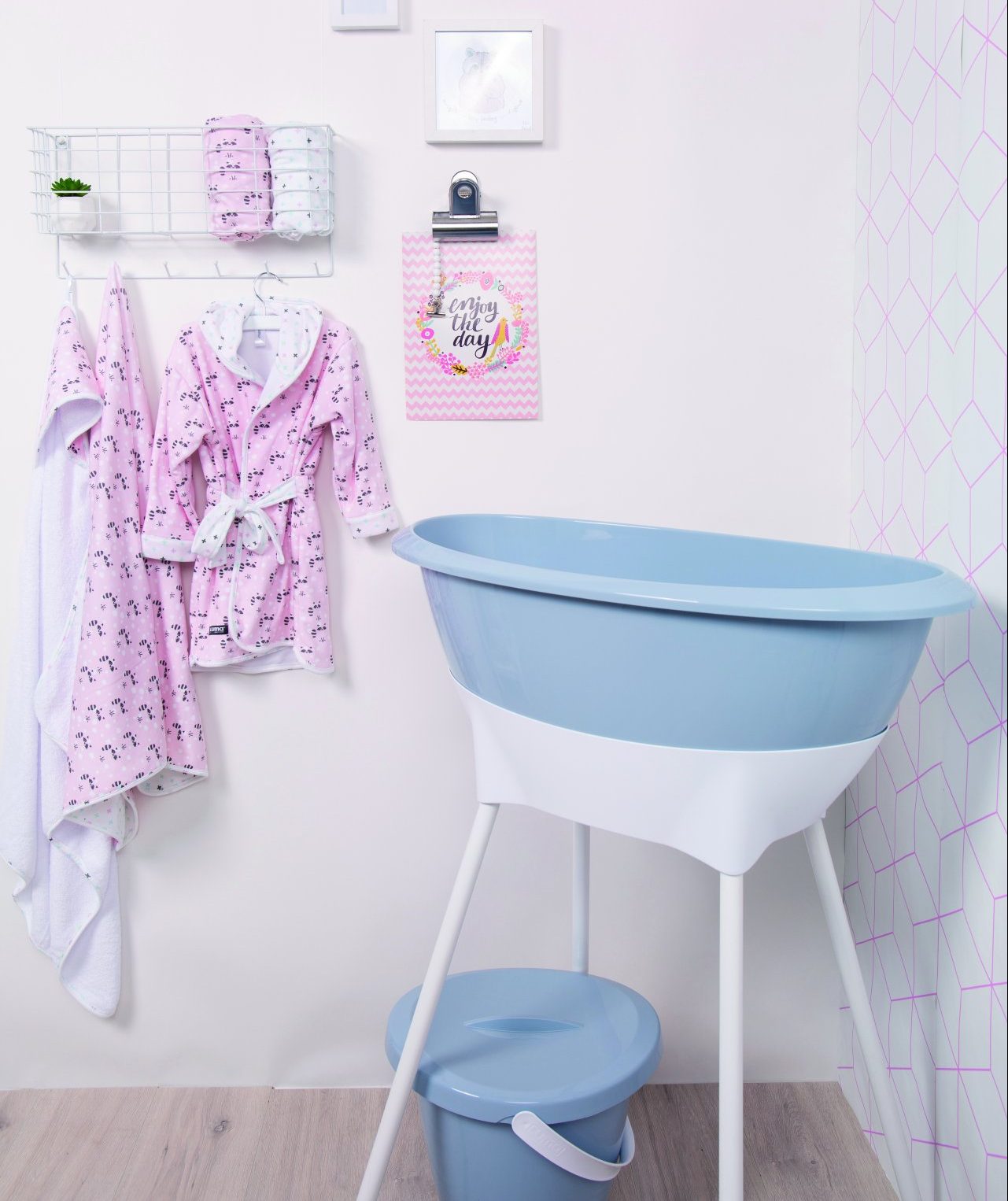 Transat de bain pour bébé ( Bleu ciel)