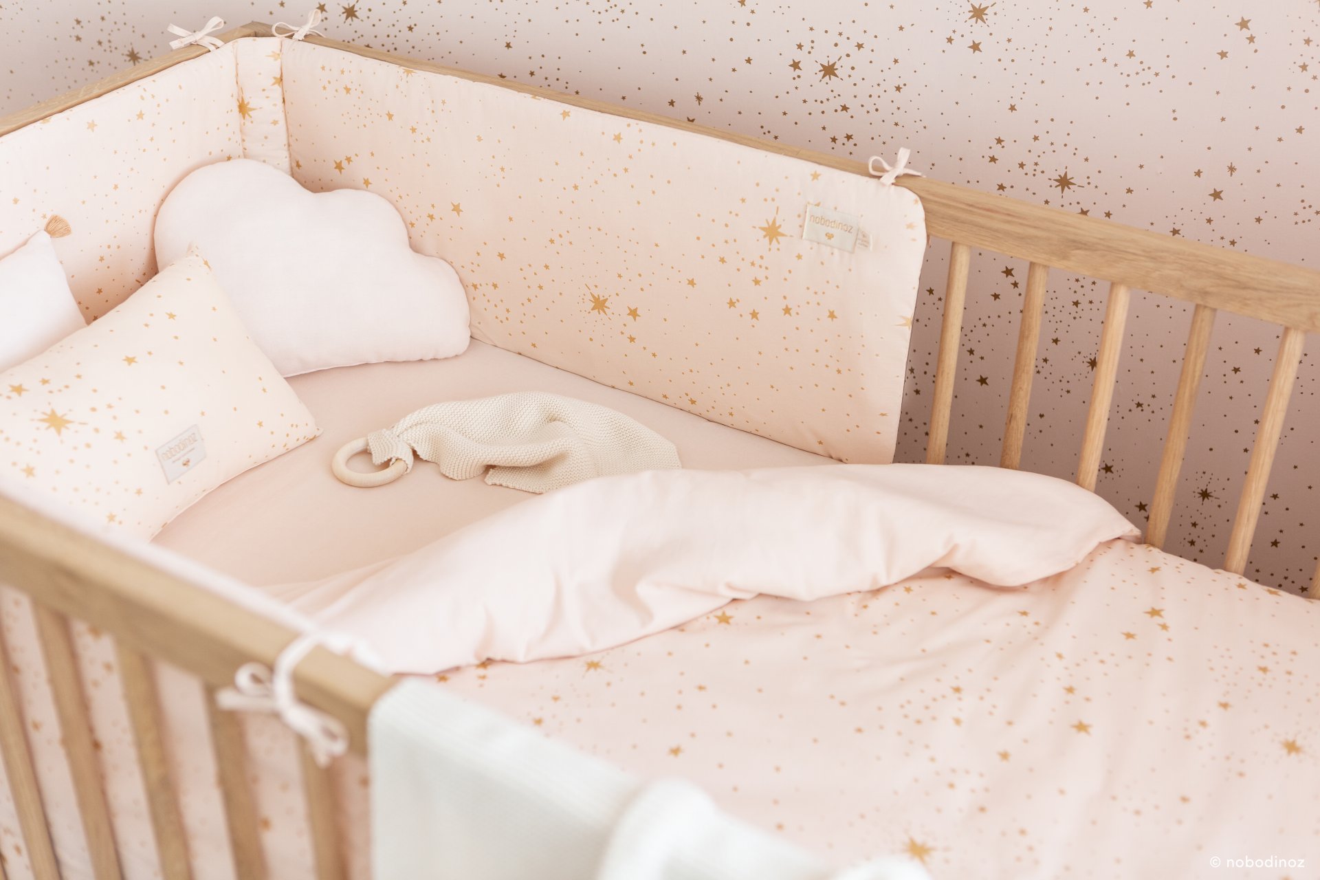 Jupe De Berceau Pottery Barn Kids - Violet œillet - 28x52x16 - NEUF