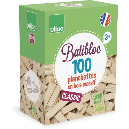 100 Planchettes en bois BATIBLOC