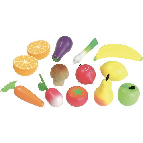 Set de Fruits et Légumes JOUR DE MARCHÉ en bois