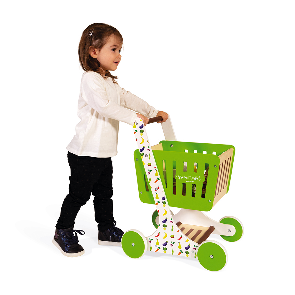 Kids Concept® Chariot de courses enfant bois