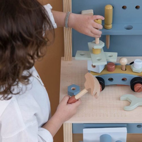 Etabli en bois avec accessoires little dutch jeu bricolage enfant magasin de jouet en bois à st pierre 97410 livraison REUNION 974