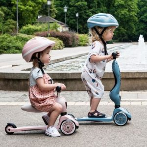Casque Pour Porteur évolutif Highwaykick Pêche (1-3 Ans) Rose Scoot And  Ride - Enfant