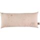 Coussin rectangle coton Bio HARDY GOLD STELLA DREAM PINK