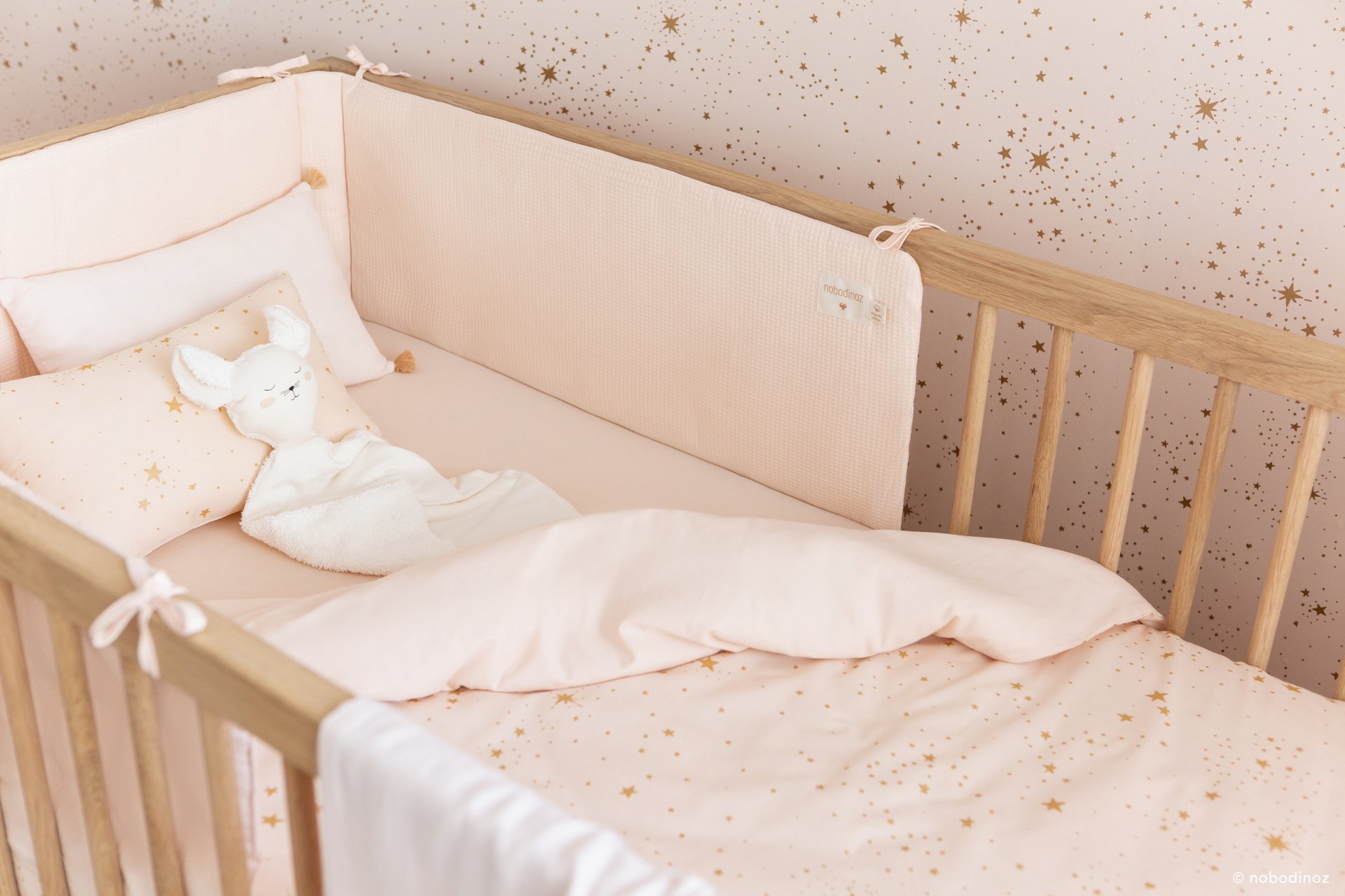 Tour De Lit Nid D Abeille Dream Pink