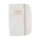 Protège carnet de santé en coton bio GOLD BUBBLE WHITE