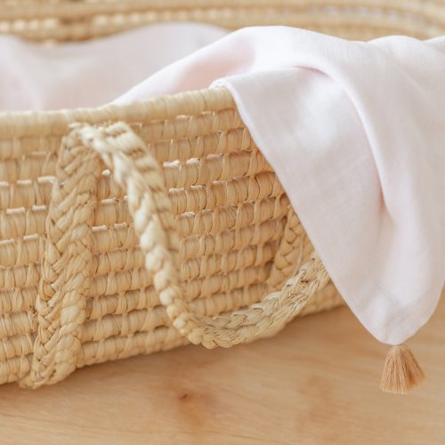 Couverture en coton bio TREASURE DREAM PINK nobodinoz