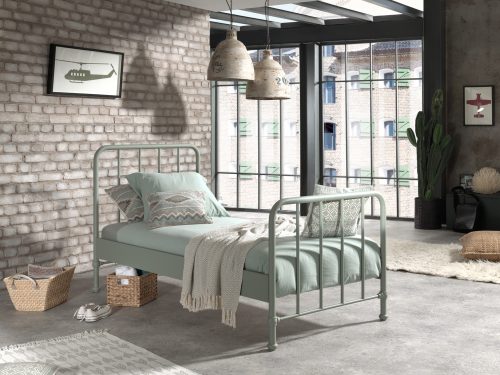 Lit métal 90x200 NEW NEWPORT OLIVE