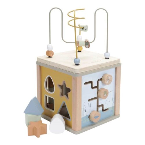 Cube d'activité LITTLE GOOSE éveil bébé enfant magasin de jouet en bois à st pierre 97410 livraison REUNION 974