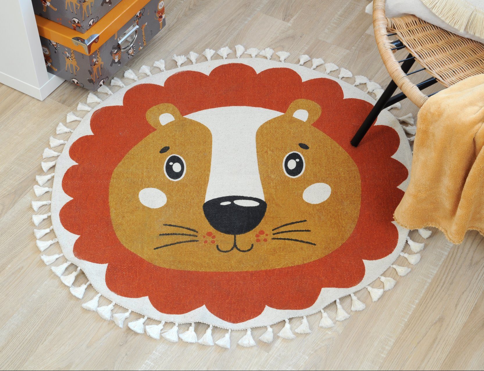 Tapis Rond Lion Tapis Rond Lion