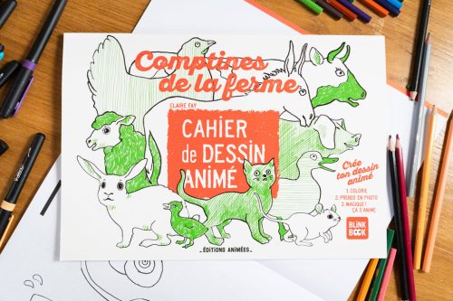 Cahier de dessin animé ÉDITIONS ANIMÉES pour enfant loisir créatif boutique jouets saint pierre ile de la reunion 974
