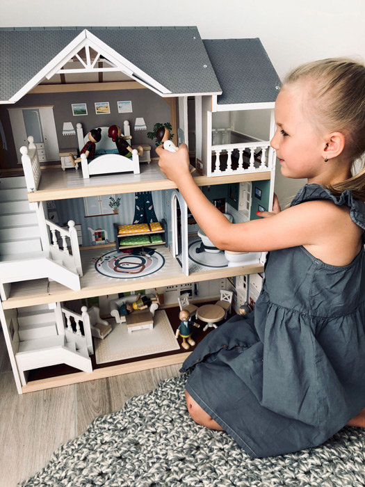 Maisons de poupée en bois pour enfants