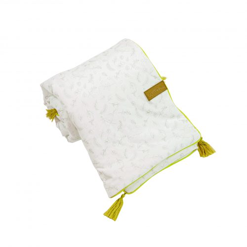 Couverture en coton bio LEAFY BUNNY