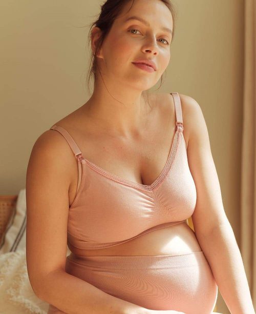 Brassière de grossesse et d’allaitement en Coton Bio ORGANIC ROSE