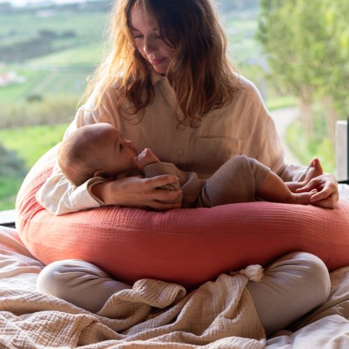 WABI SABI Coussin d'allaitement et de maternité en coton BIO revendeur officiel nobodinoz saint pierre ile de la reunion boutique tendance pour bébé et enfant 974