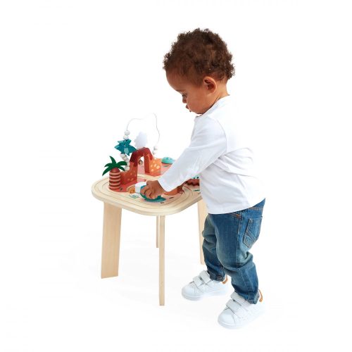 Table d'activité DINO en bois jeu éveil bébé revendeur officiel JANOD magasin de jouets en bois ST PIERRE 97410 livraison la Réunion 974