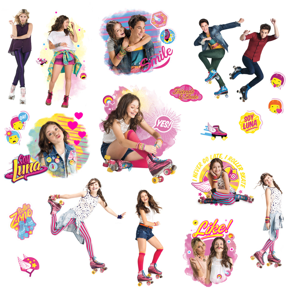 Stickers muraux repositionnables SOY LUNA 
