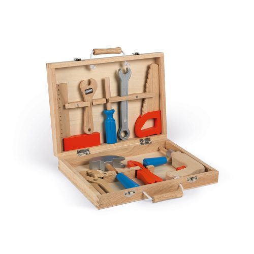 Boîte à outils en bois, jeu d'imitation magasin jouet saint pierre reunion