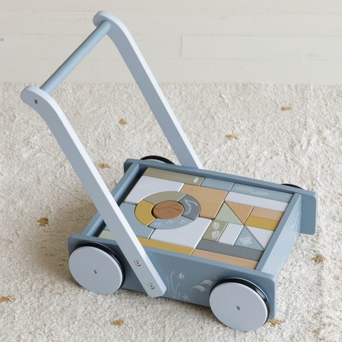 Chariot avec blocs OCEAN revendeur officiel little dutch saint pierre de la reunion jouet pour bébé et enfant