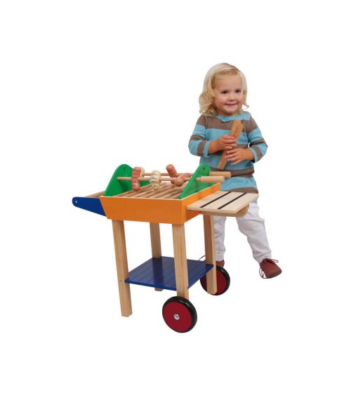 Mini BARBECUE en bois magasin de jouet enfant st pierre reunion