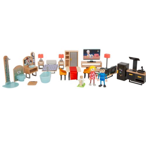 Set de meubles maison poupée MODERNE magasin de jouet saint pierre la reunion