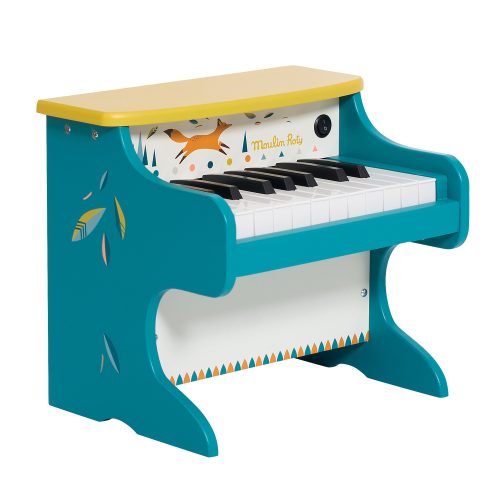 Piano en bois LE VOYAGE D'OLGA revendeur MOULIN ROTY magasin jouets saint pierre ile de la reunion 974