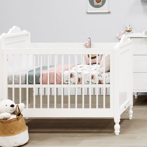 Berceau évolutif 70X140 POÈME BLANC chambre bébé original et aux normes de sécurité saint pierre Reunion 974